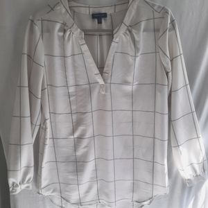 Madison Oversized Plaid Top